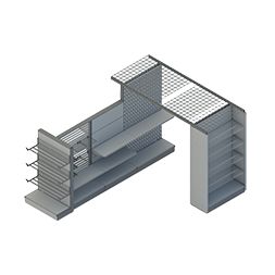 ชั้นวางสินค้าร้านซุปเปอร์มาร์เก็ตขนาดใหญ่ / ชั้นวางสินค้าปลีก